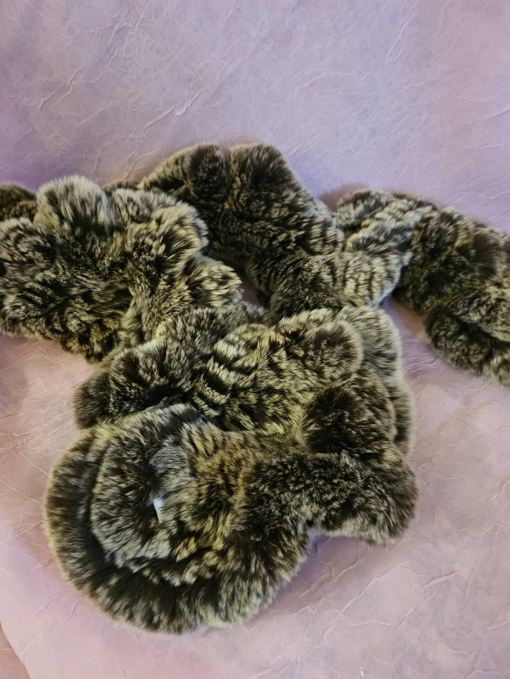 Genuine Real Rabbit Fur Women's Scarf Super Soft Beautiful Condition